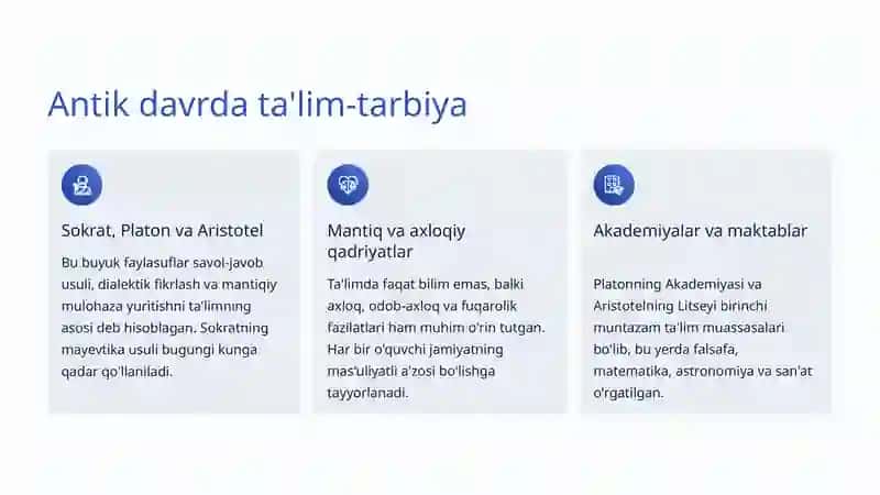 Pedagogika fani tarixi 3