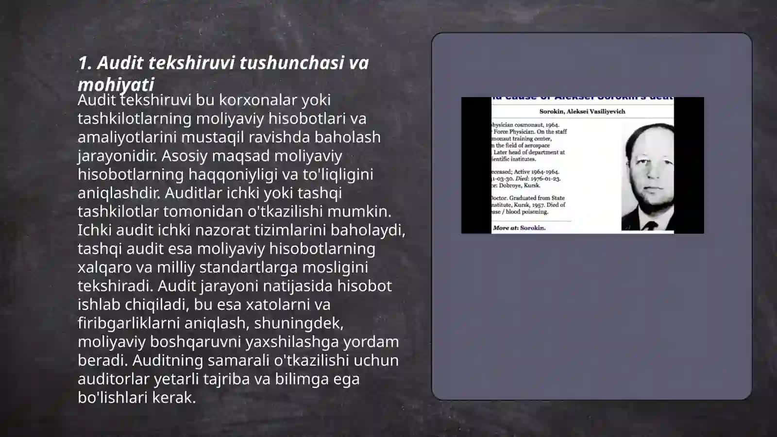 Audit tekshiruvi 3
