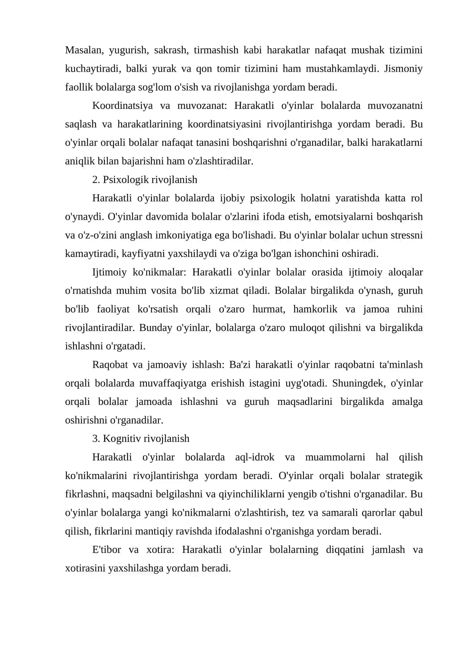 MTT va oilada xarakatli oʻyinlar 3