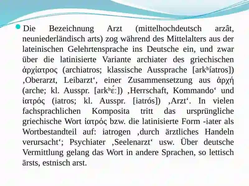 Ein Arzt 3