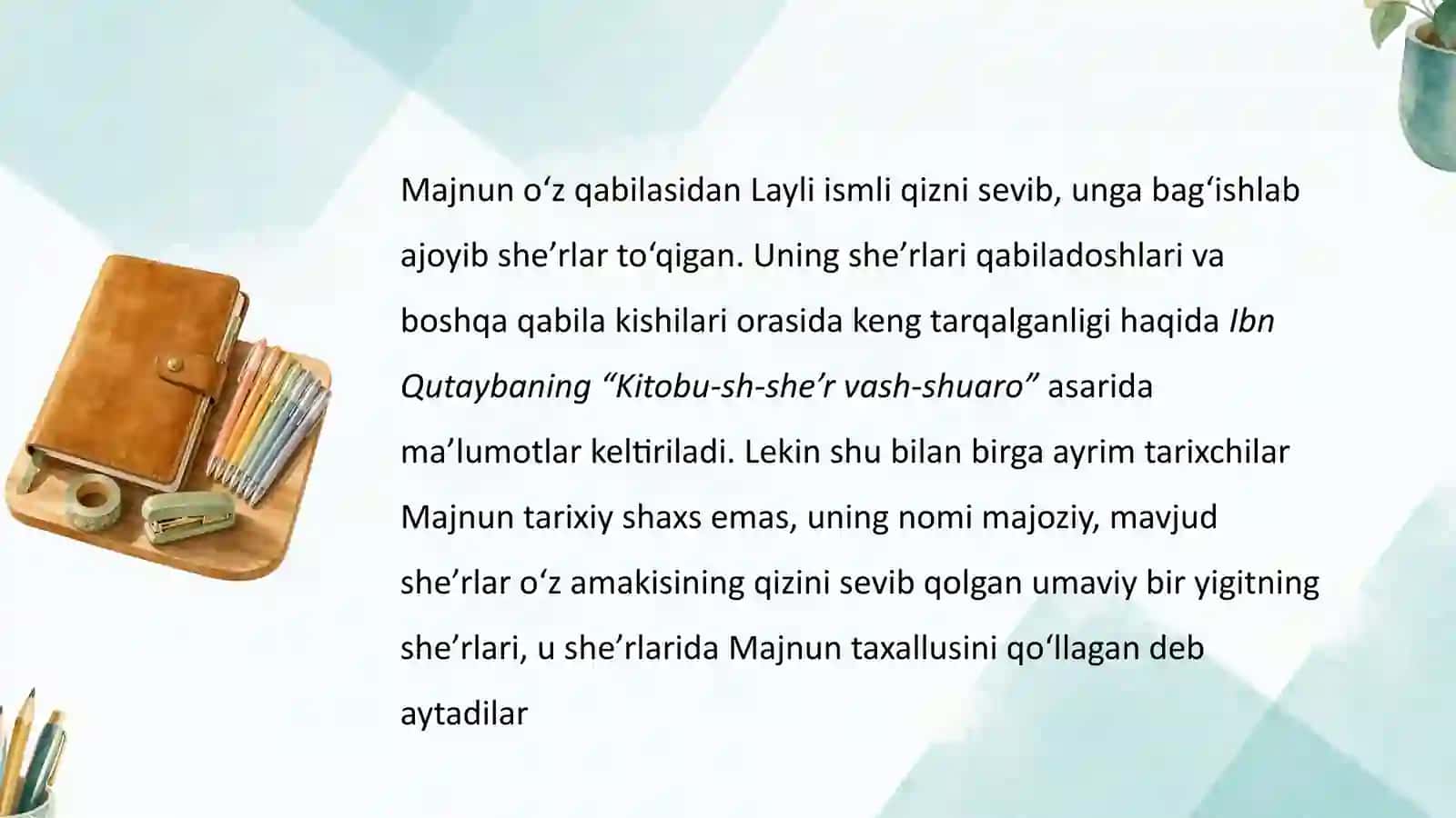 Layli va Majnun dostoni 3