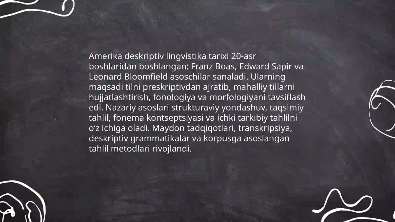 Amerika diskriptiv lingvistika qarashlari 3