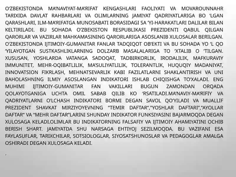 O‘zbekistonning eng yangi tarixi 3