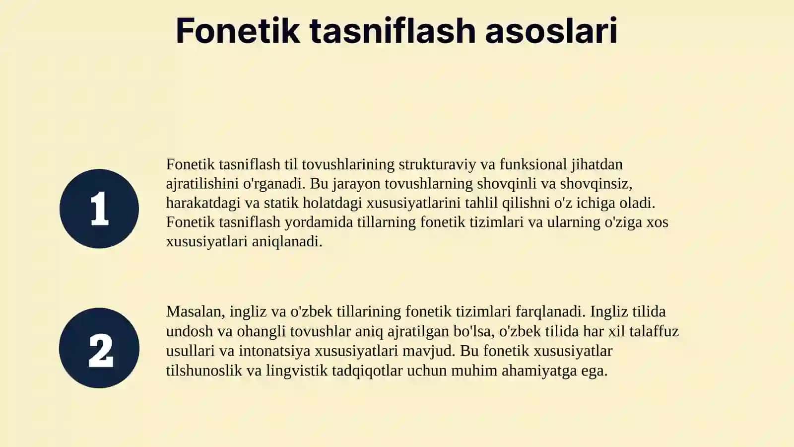 Dunyo tillarining tasnifi 3