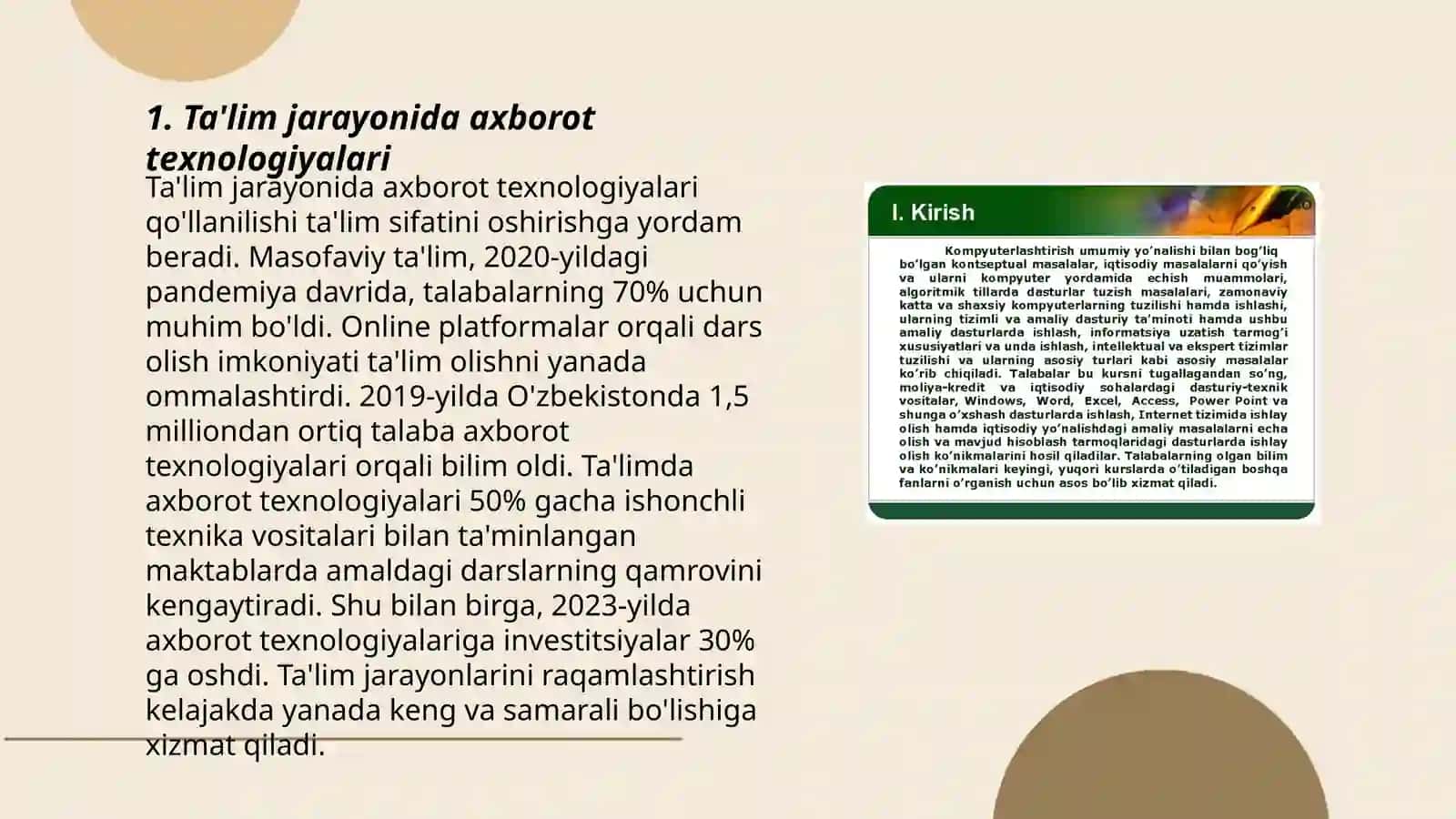 Ta'lim jarayonida axborot texnologiyalari 3