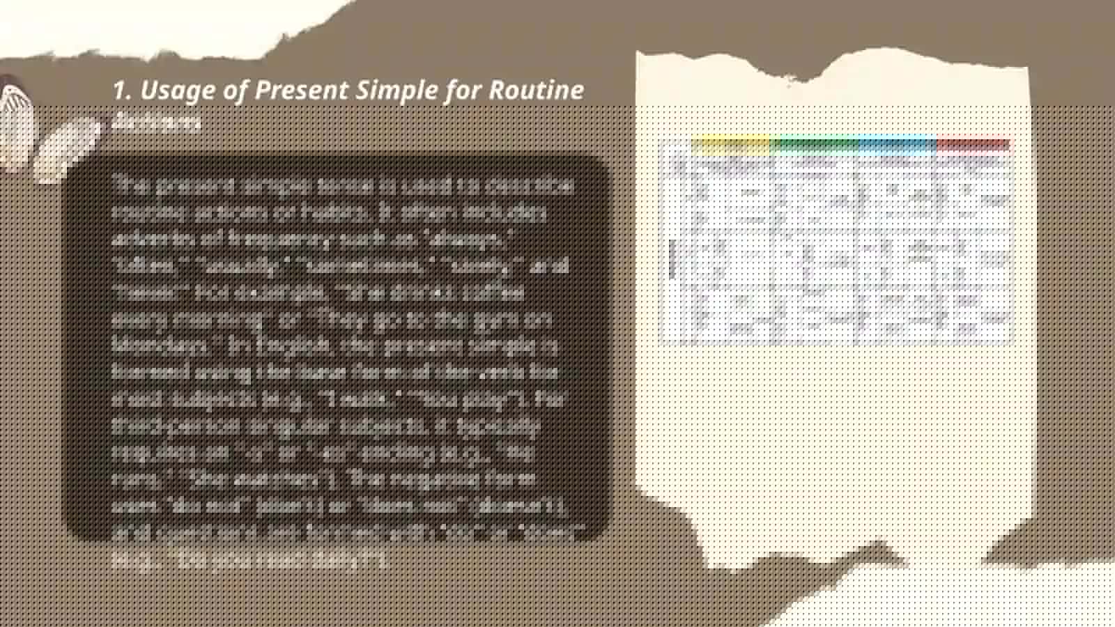 Present Tenses 3