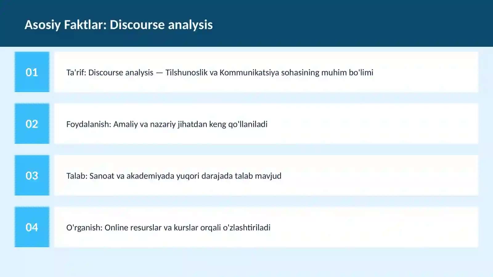 Discourse analysis 3