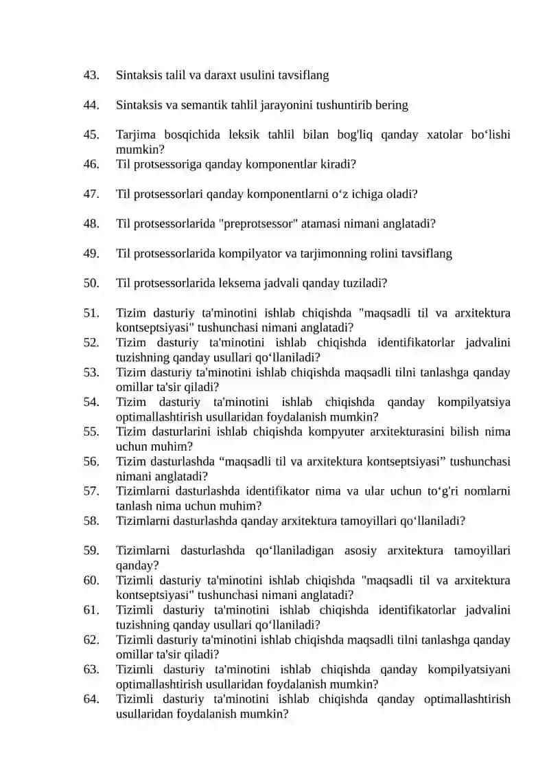Assembler dasturlari 3
