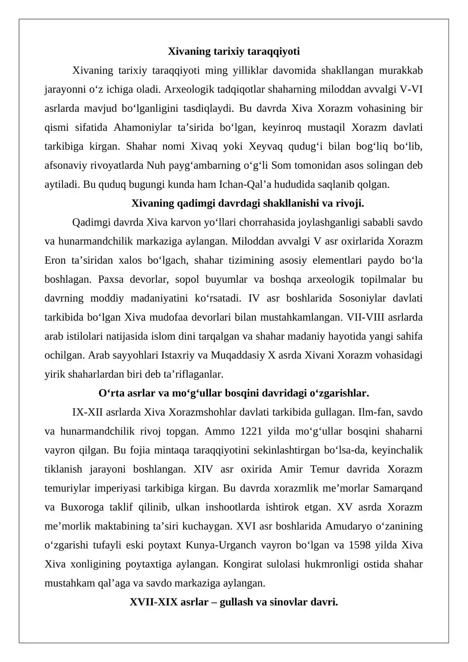 Xiva san’at obidalari 3