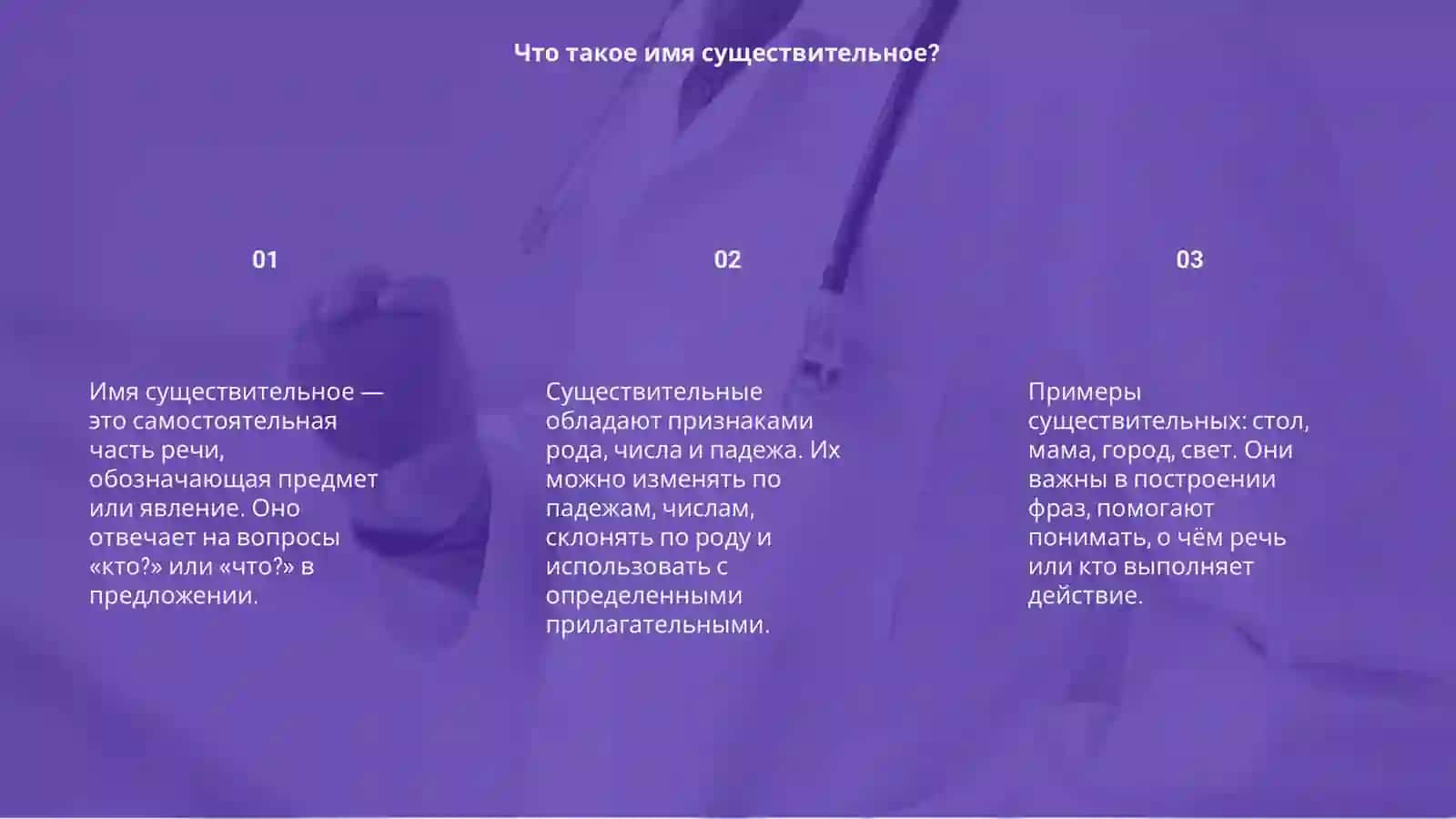 Имя существительное 3