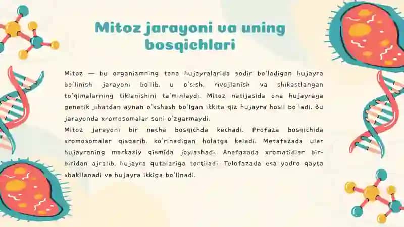 METOZ VA MEYOZ JARAYONLARI. 3