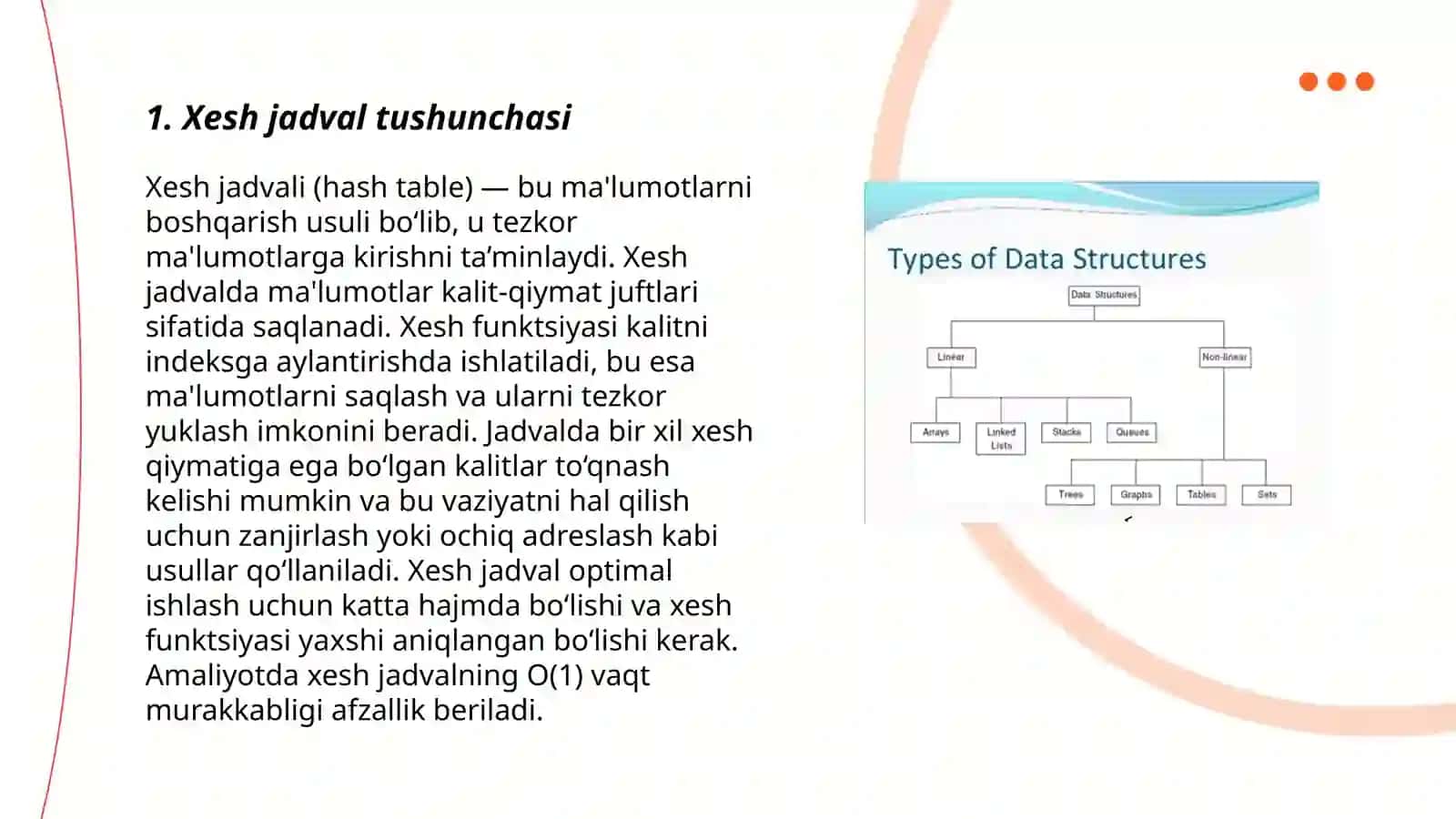 Xesh jadval va xesh funksiyalari 3