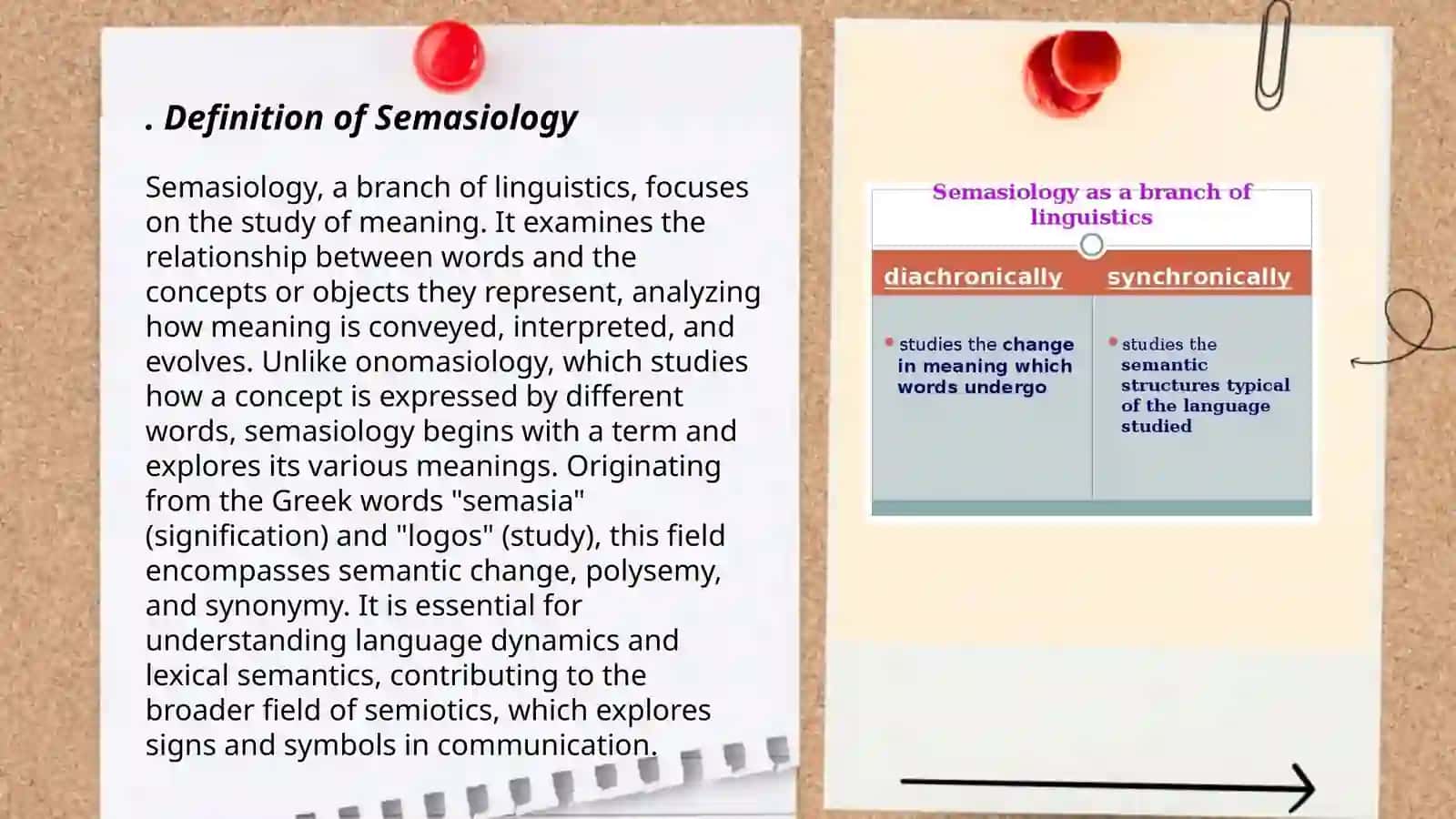 Semasiology 3