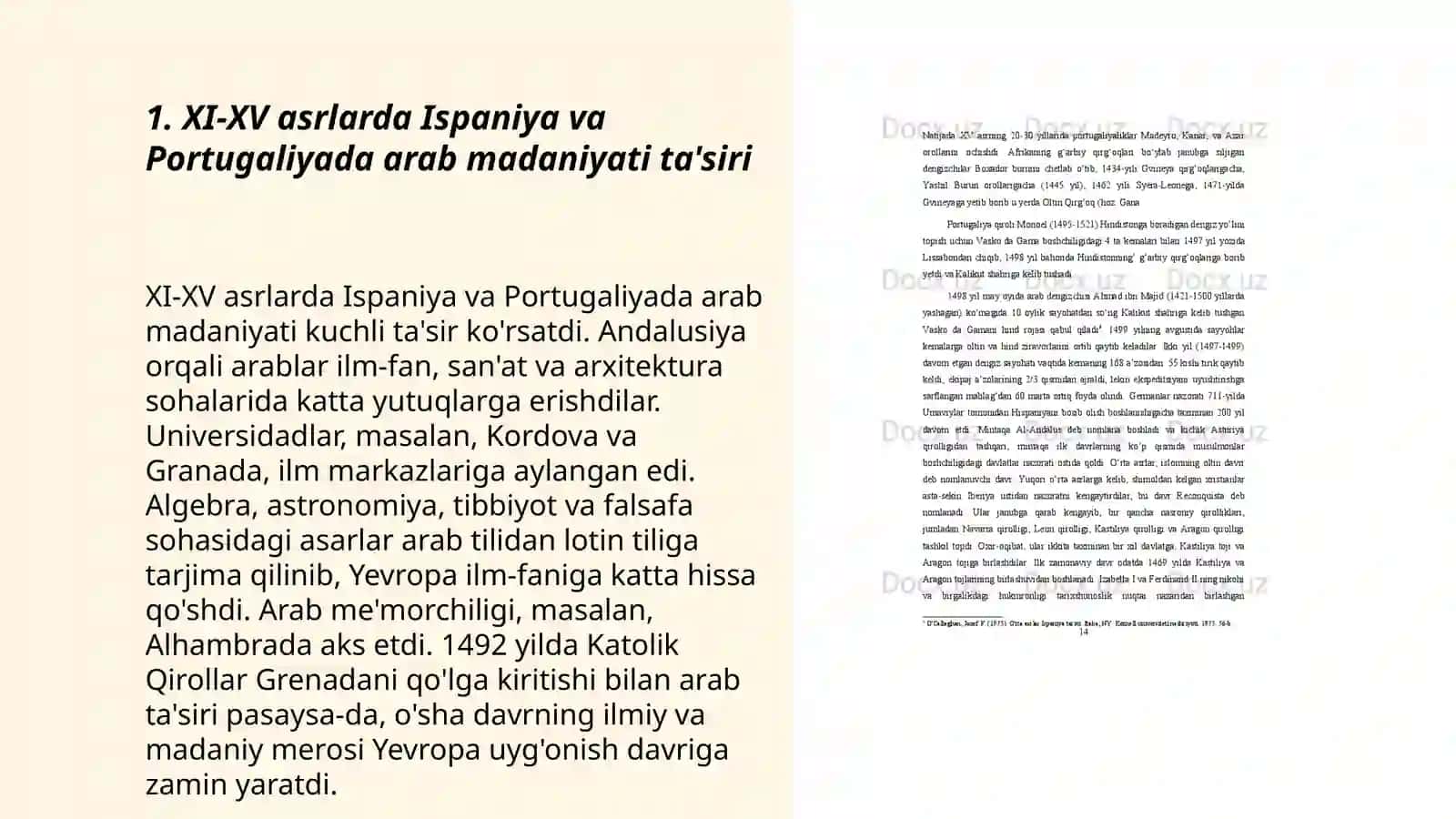 XI-XV asrlarda Ispaniya va Portugaliya 3