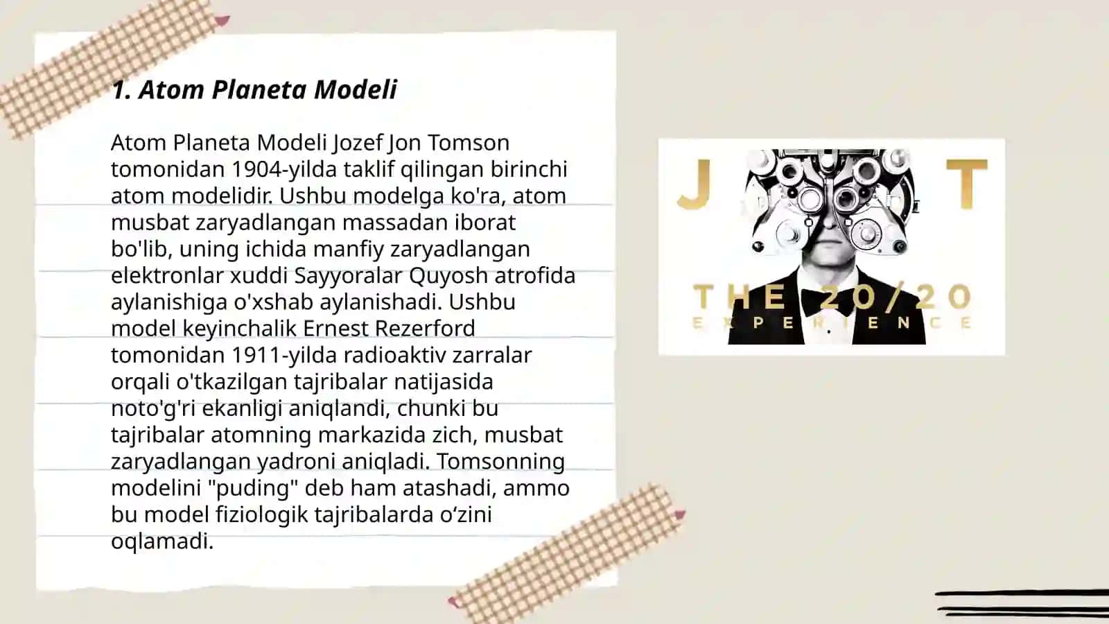 Atom Planeta Modeli 3