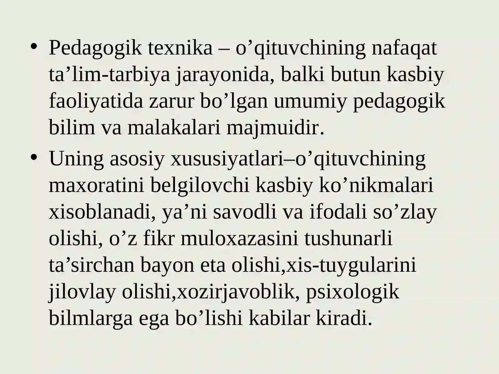 Pedagogik texnika haqida tushuncha 3