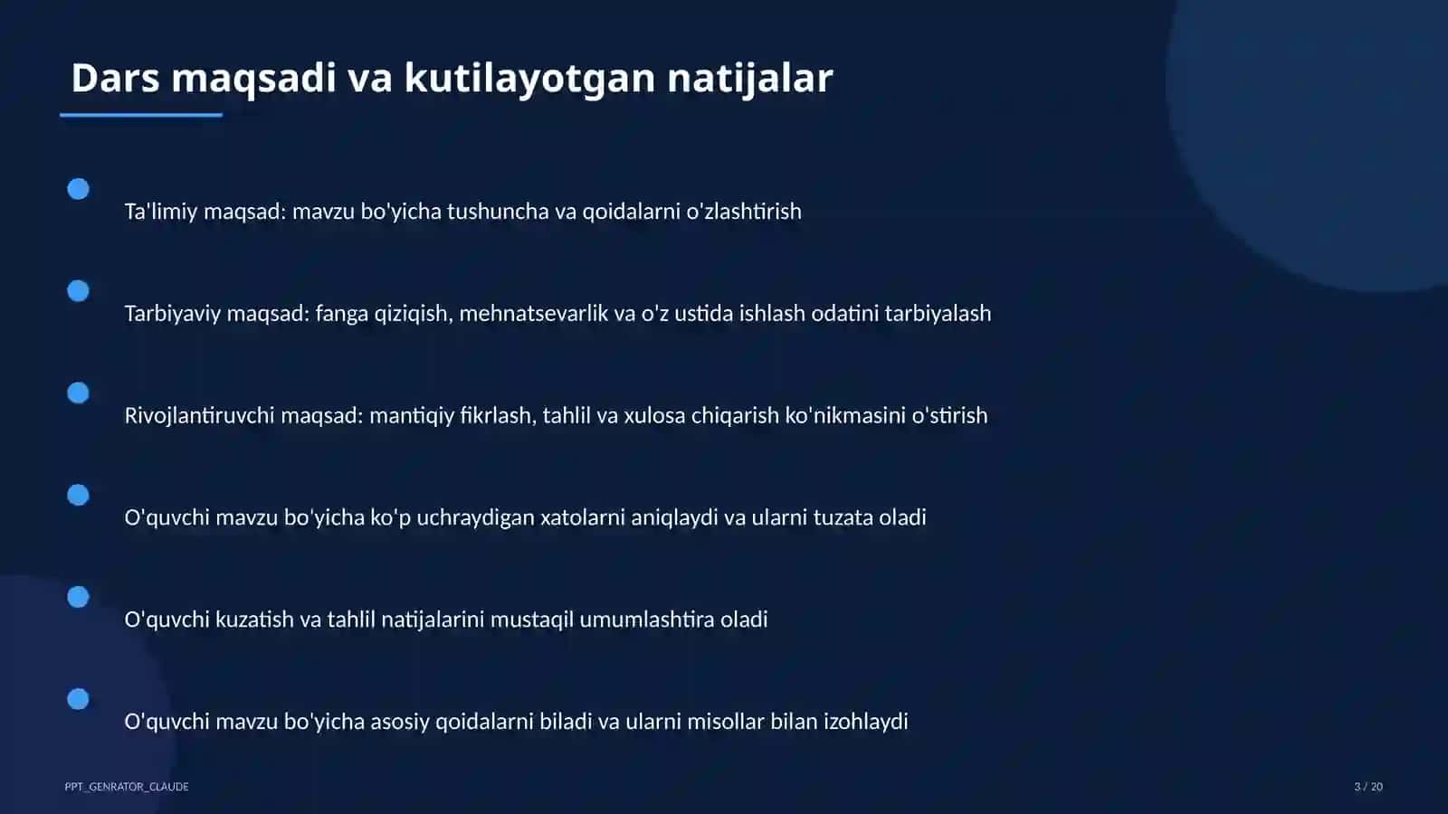 ChatGPT yordamida dars materiallari tayyorlash 3