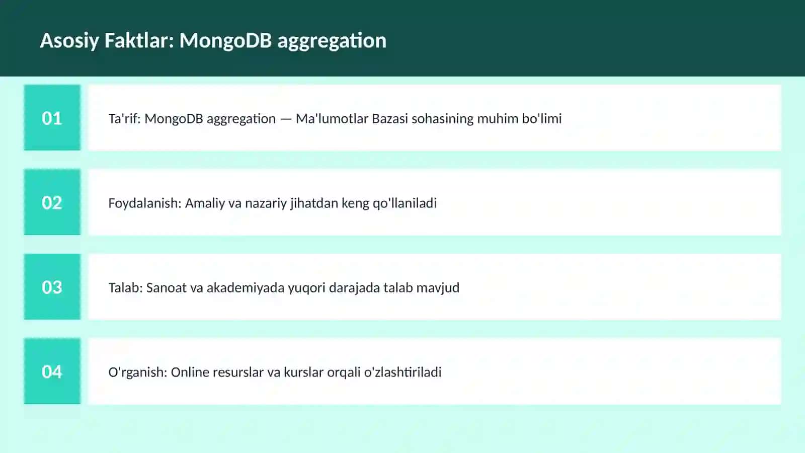 MongoDB aggregation 3