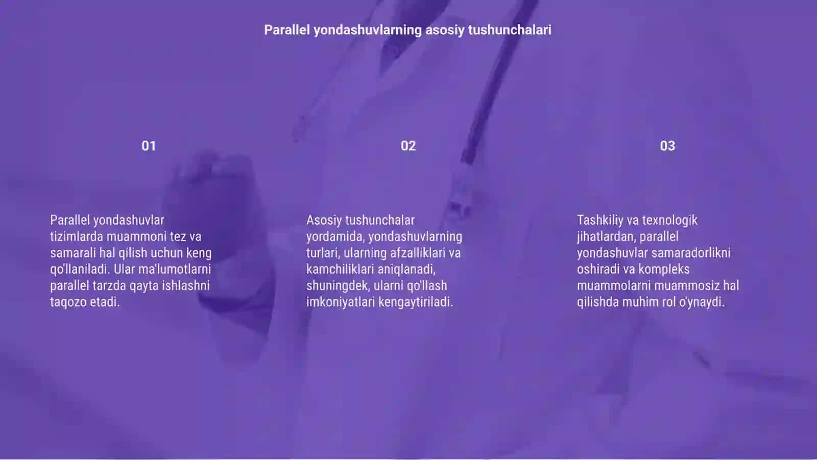 Parallel yondashuvlarni tasniflash 3