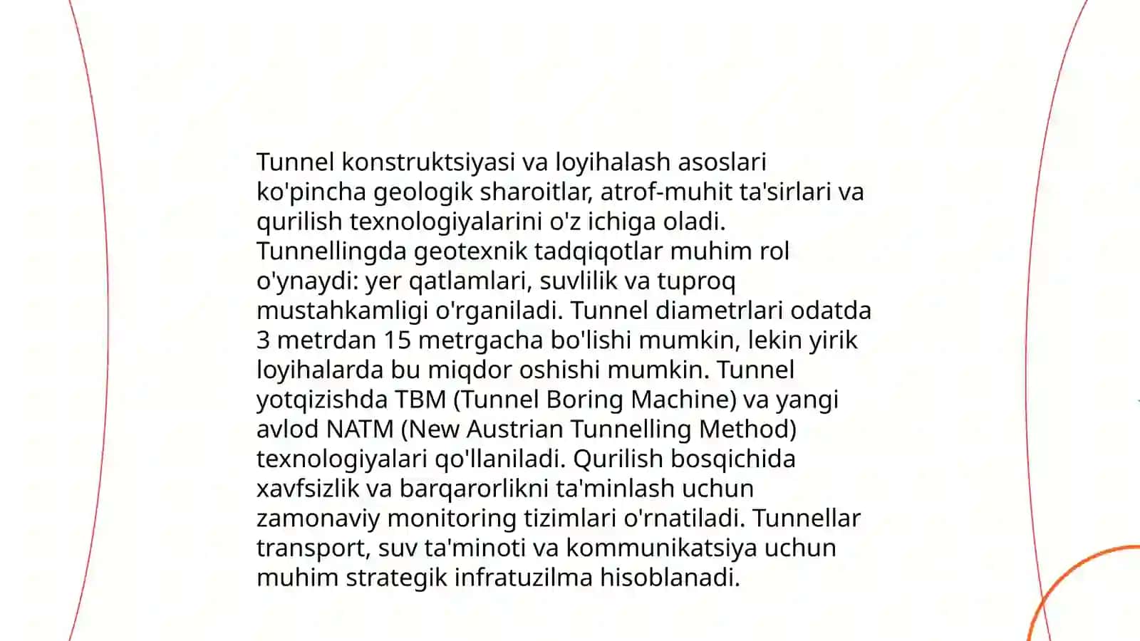 Tunel charxlash usuli 3