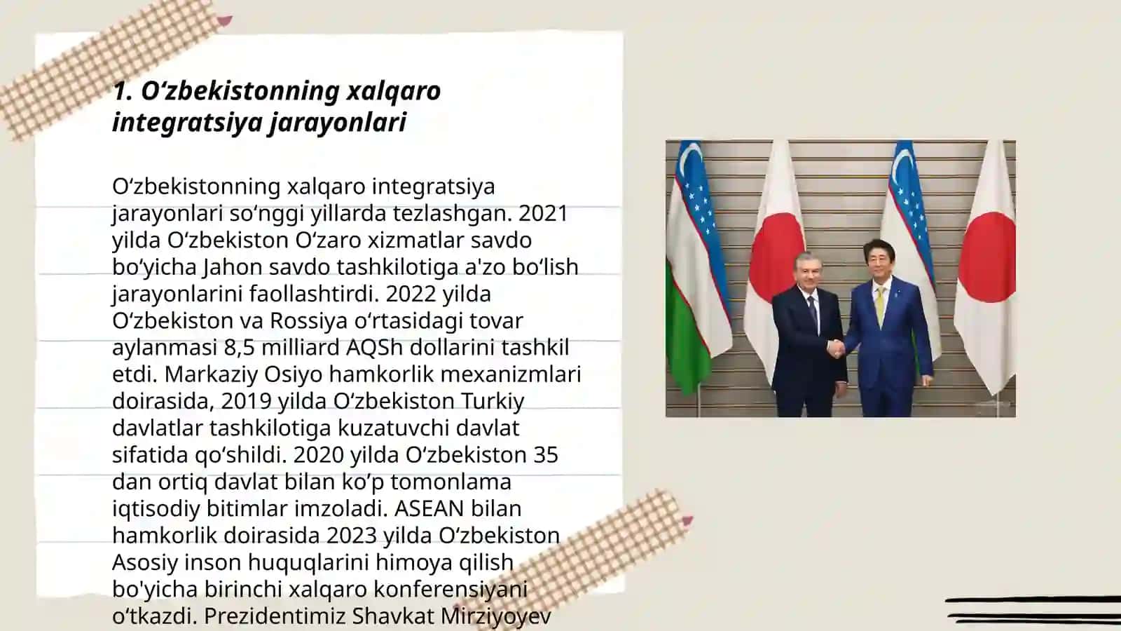 Oʻzbekiston va jahon hamjamiyati 3