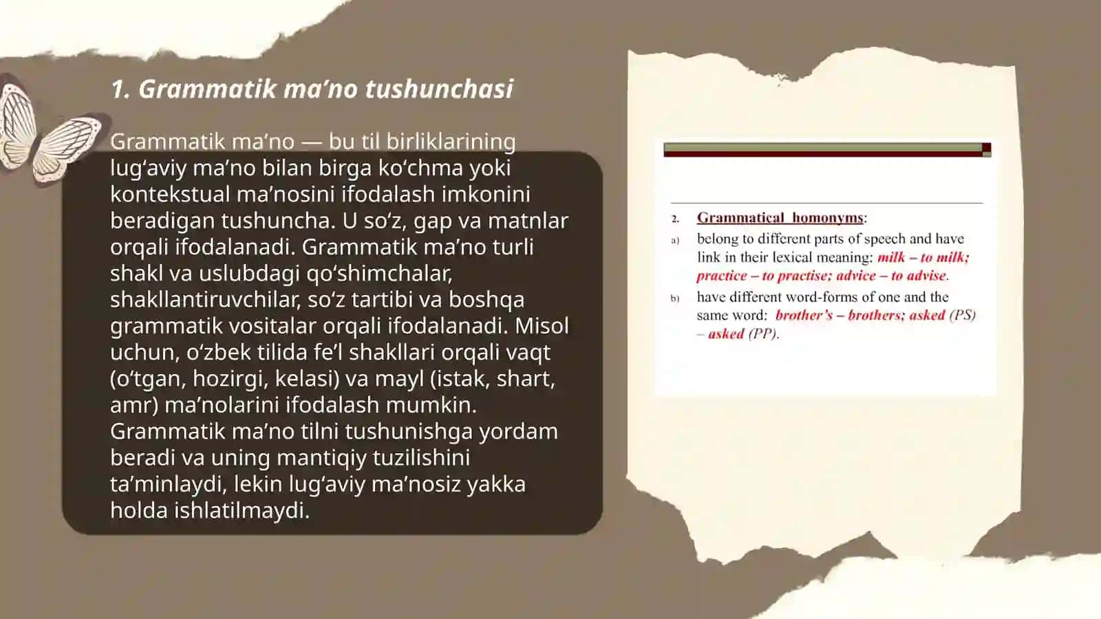 Grammatik maʼno va uning turlari 3
