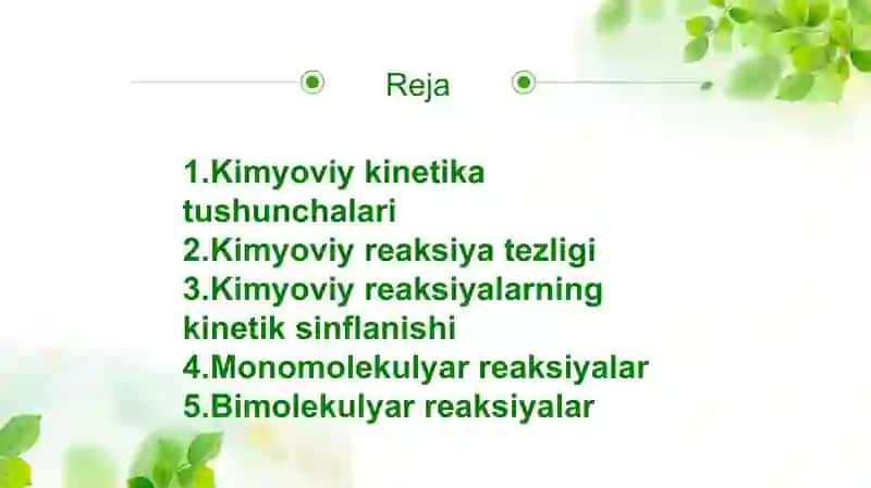 Kimyoviy kinetika 3