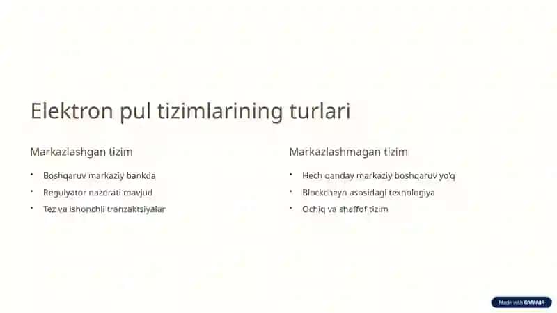 Elektron pullar va ularning shakillanishi 3