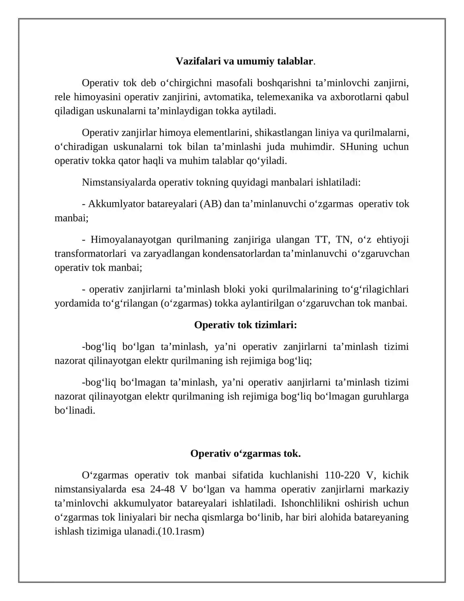 OPERATIV TOK MANBALARI 3