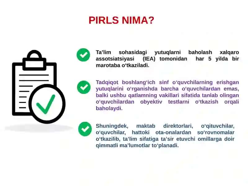 PIRLS boshlang‘ich 4-sinf 3