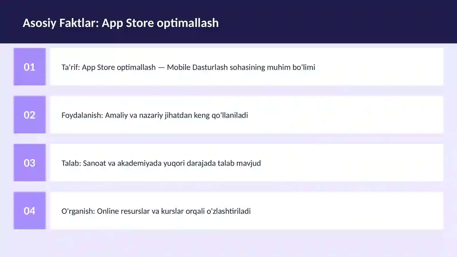 App Store optimallash 3