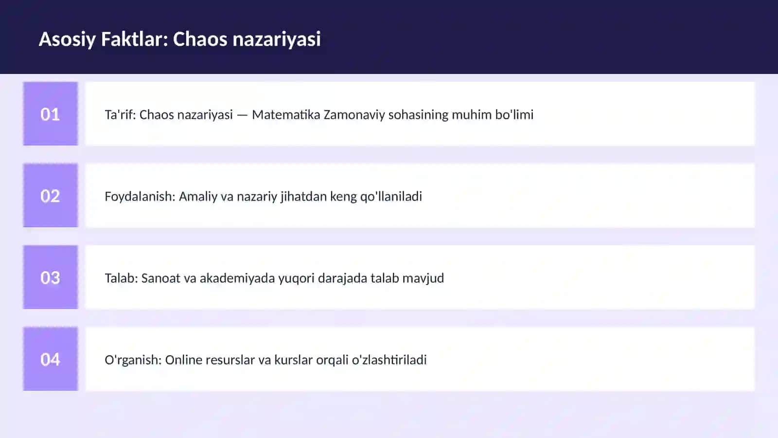 Chaos nazariyasi 3