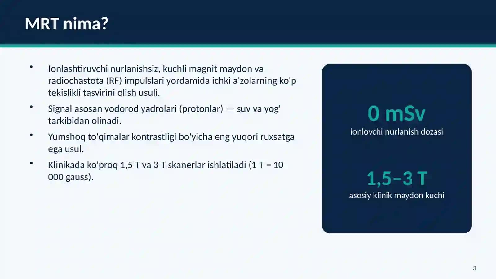 MAGNIT-REZONANS TOMOGRAFIYA (MRT) 3
