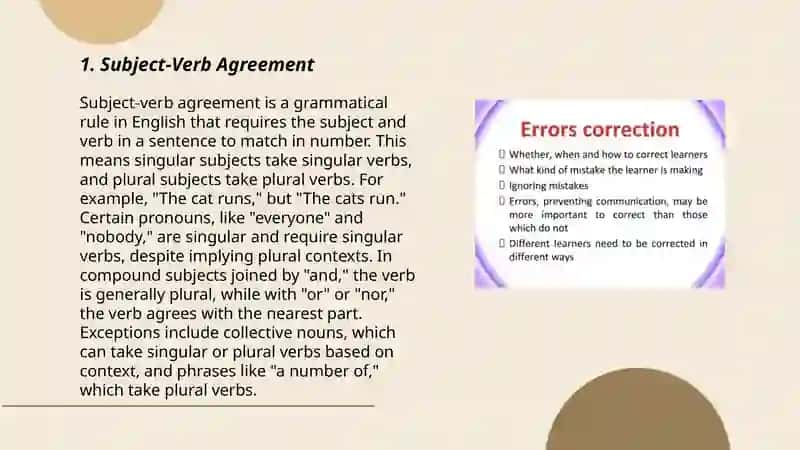 Correcting Learners 3