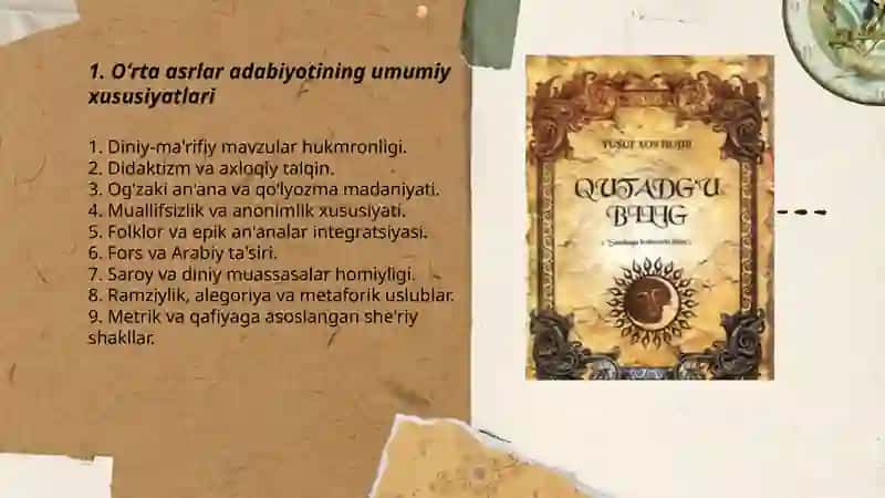 Oʻrta asrlar adabiyoti 3