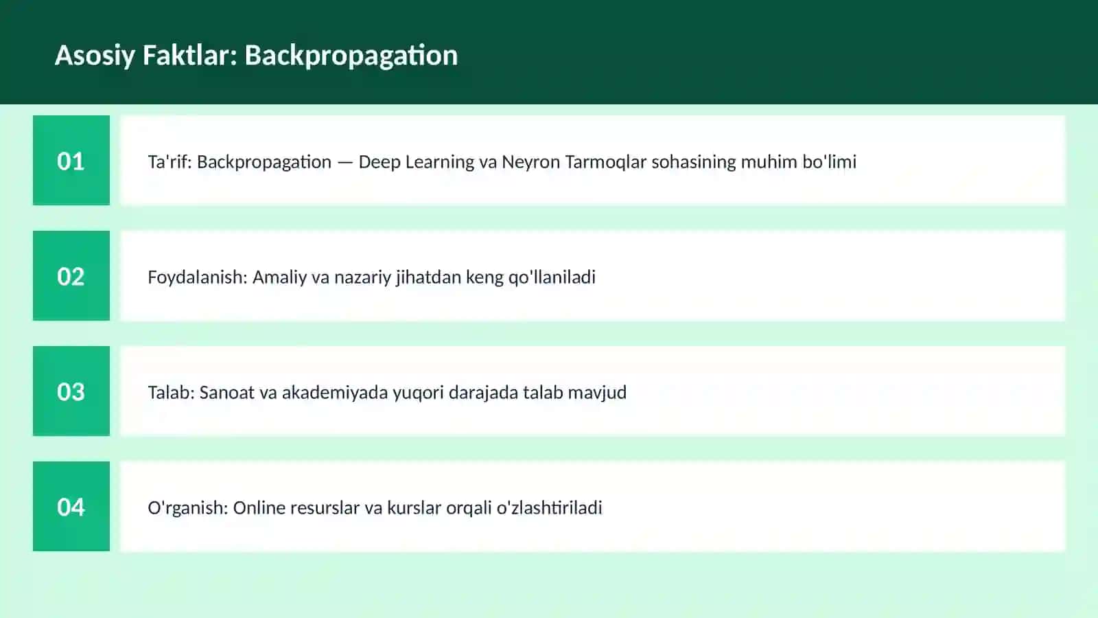 AI | DEEP LEARNING VA NEYRON TARMOQLAR 3
