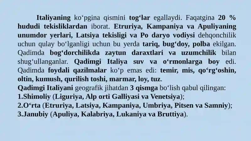 QADIMGI RIM TARIXIGA KIRISH 3