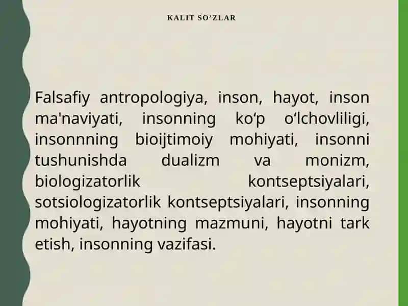 Insonfalsafasi(Falsafiyantropologiya 3