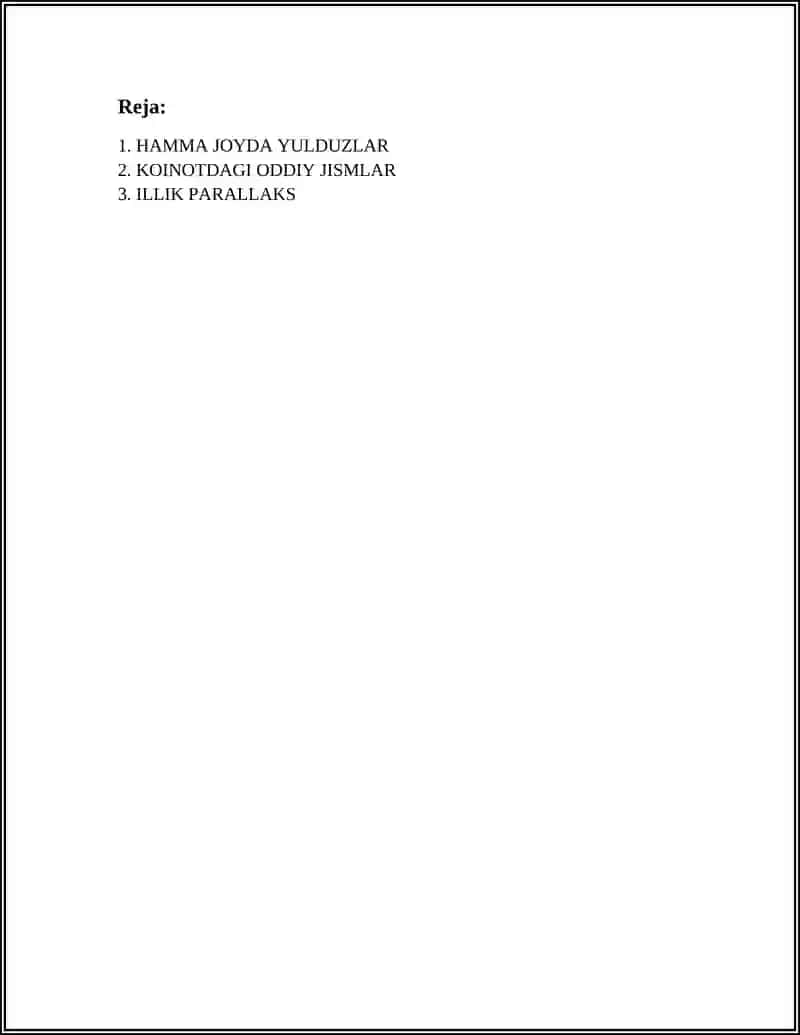 HAMMA JOYDA YULDUZLAR 3