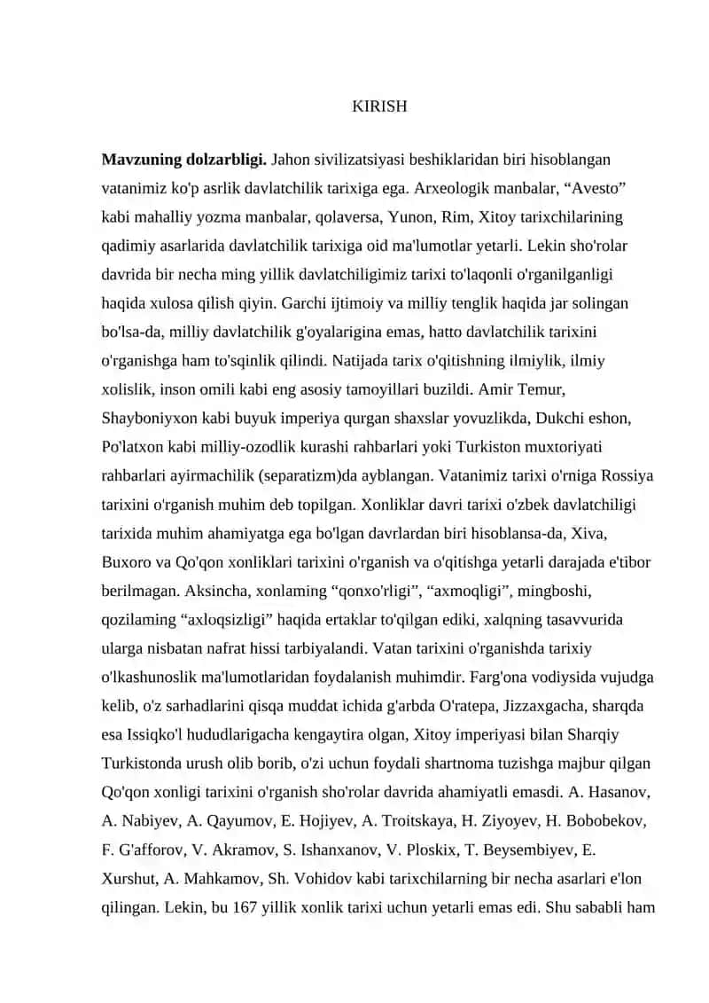 XVII-XVIII ASRLARDA BUXORO XONLIGIDA TARIXNAVISLIK 3