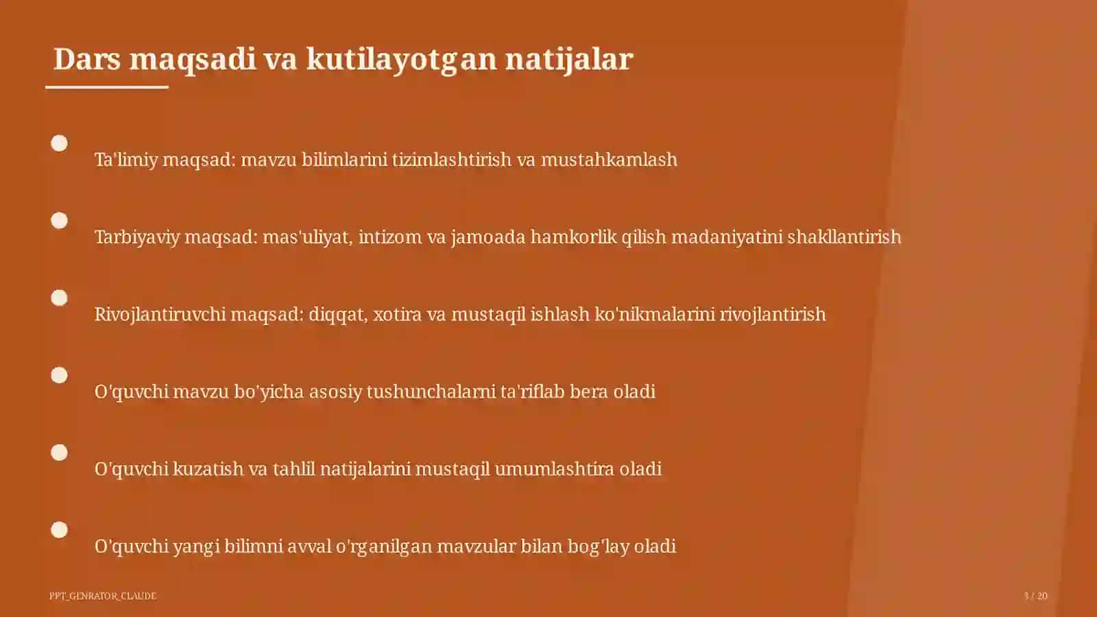 Trigonometrik ayniyatlar va formulalar (10-sinf) 3
