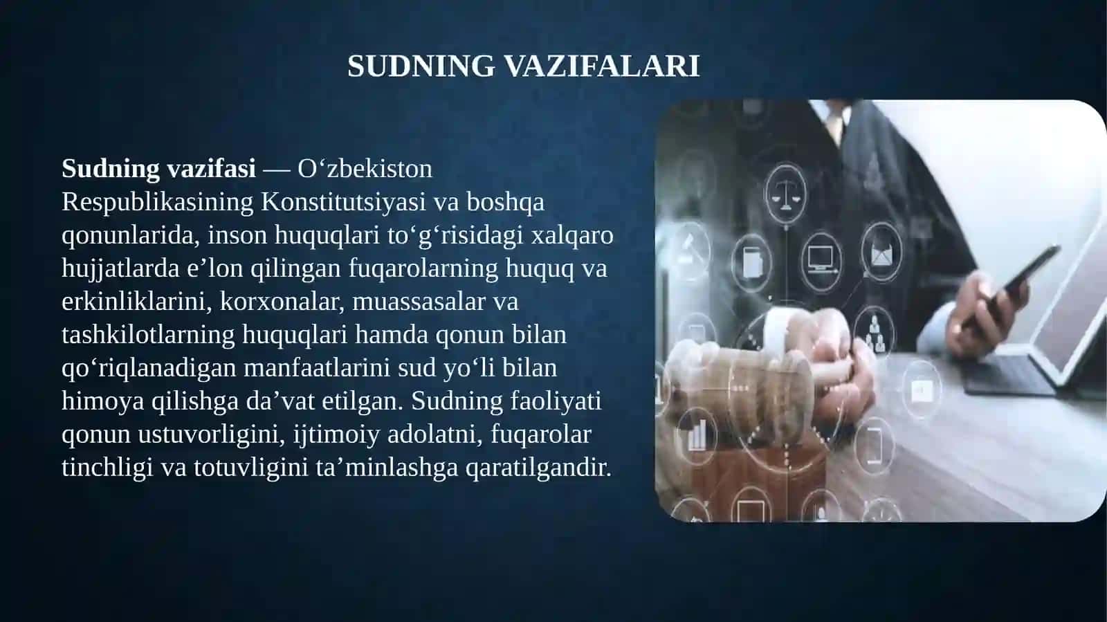 O‘zbekiston Respbulikasining Sud Hokimiyati 3