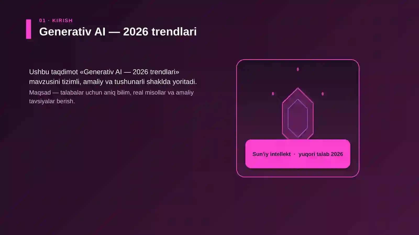 Generativ AI — 2026 trendlari 3