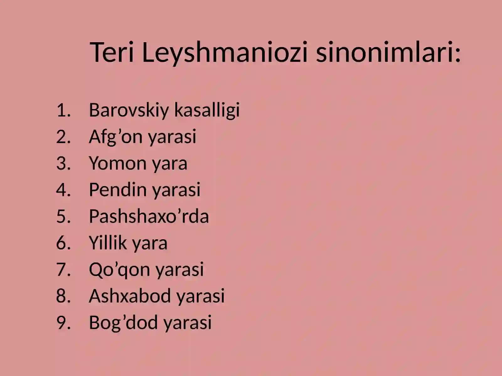 TERI LEYSHMANIOZI 3