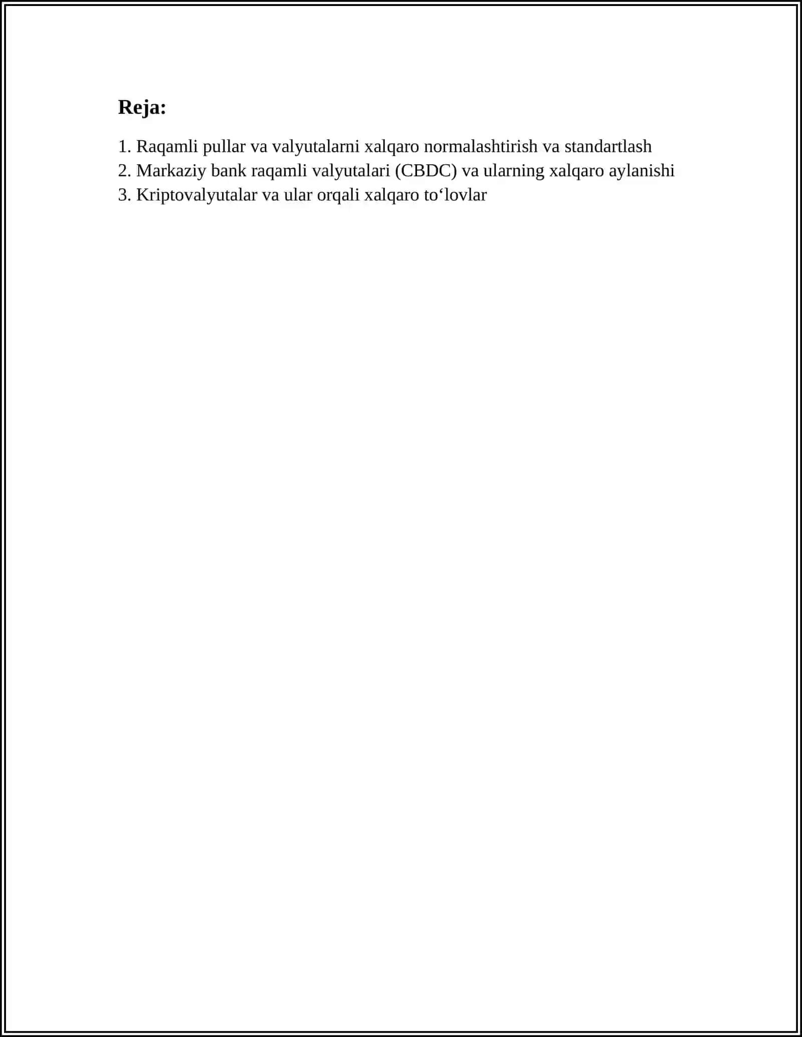 RAQAMLI PULLAR VA VALYUTALARNI HALQAROLASHTIRISH 3