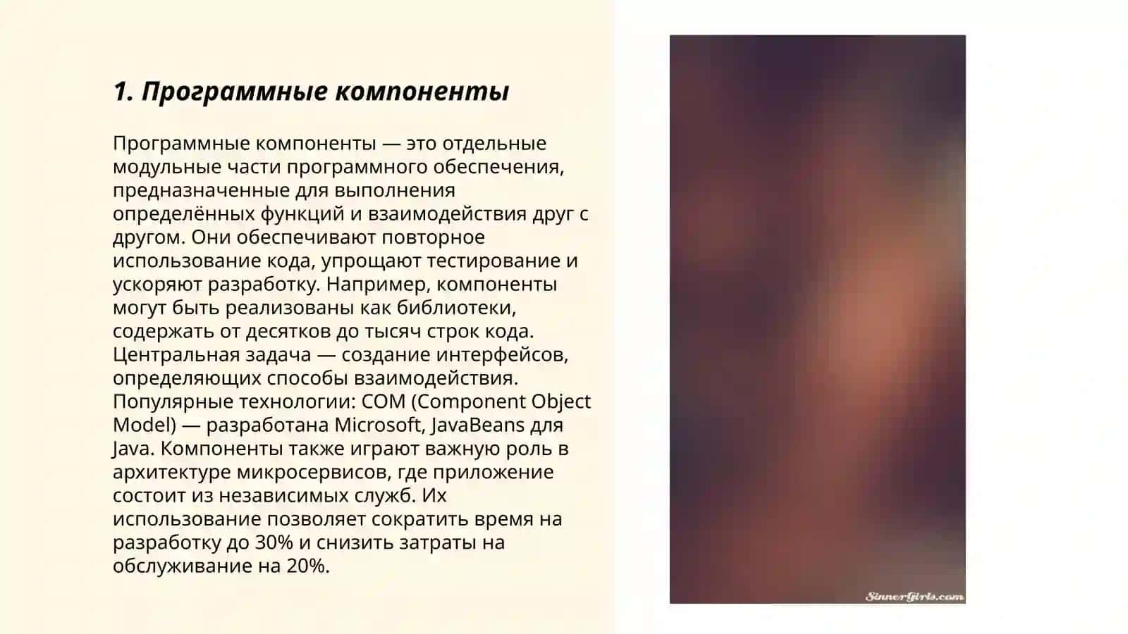 Программные компоненты 3