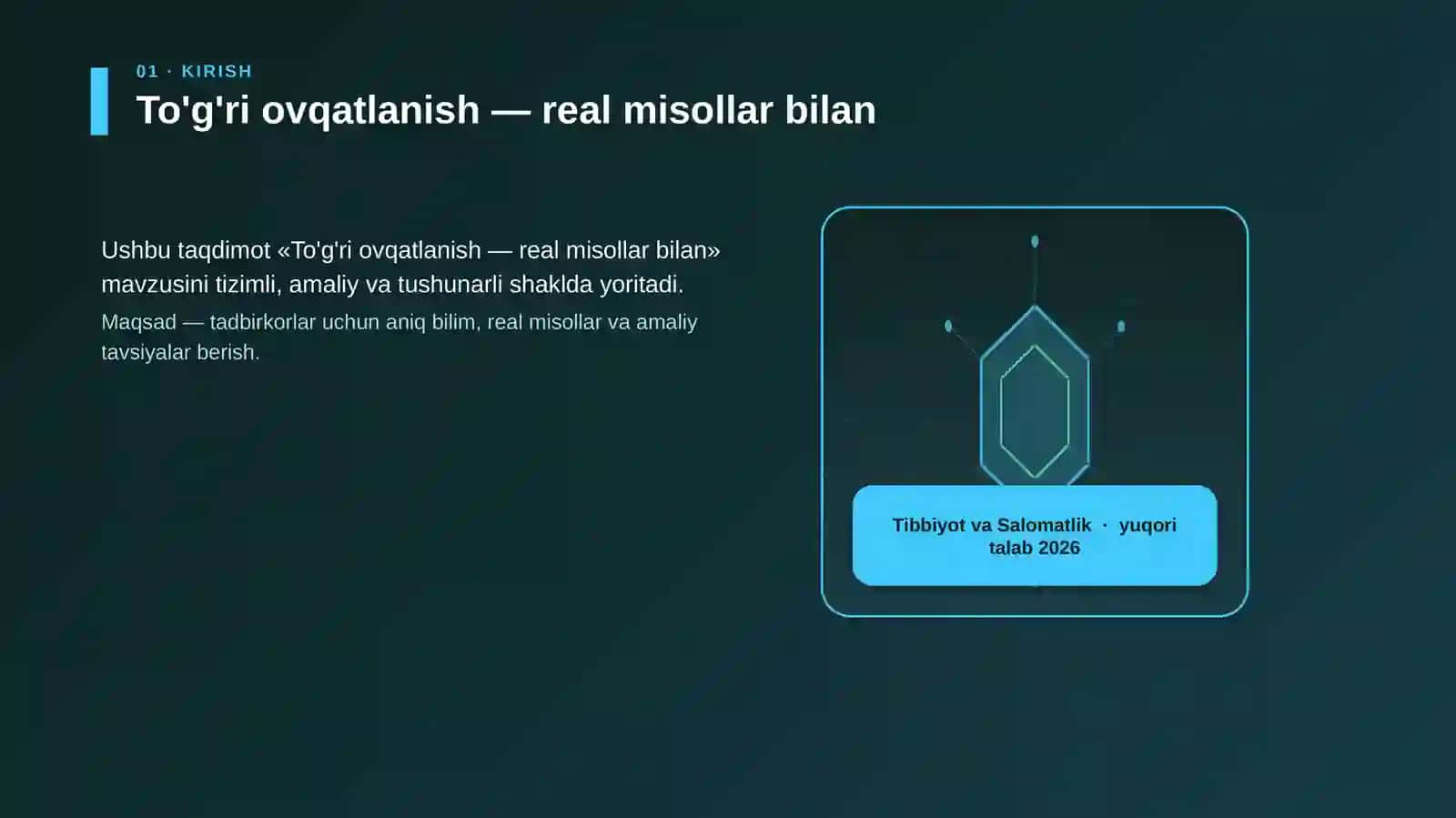 To'g'ri ovqatlanish — real misollar bilan 3