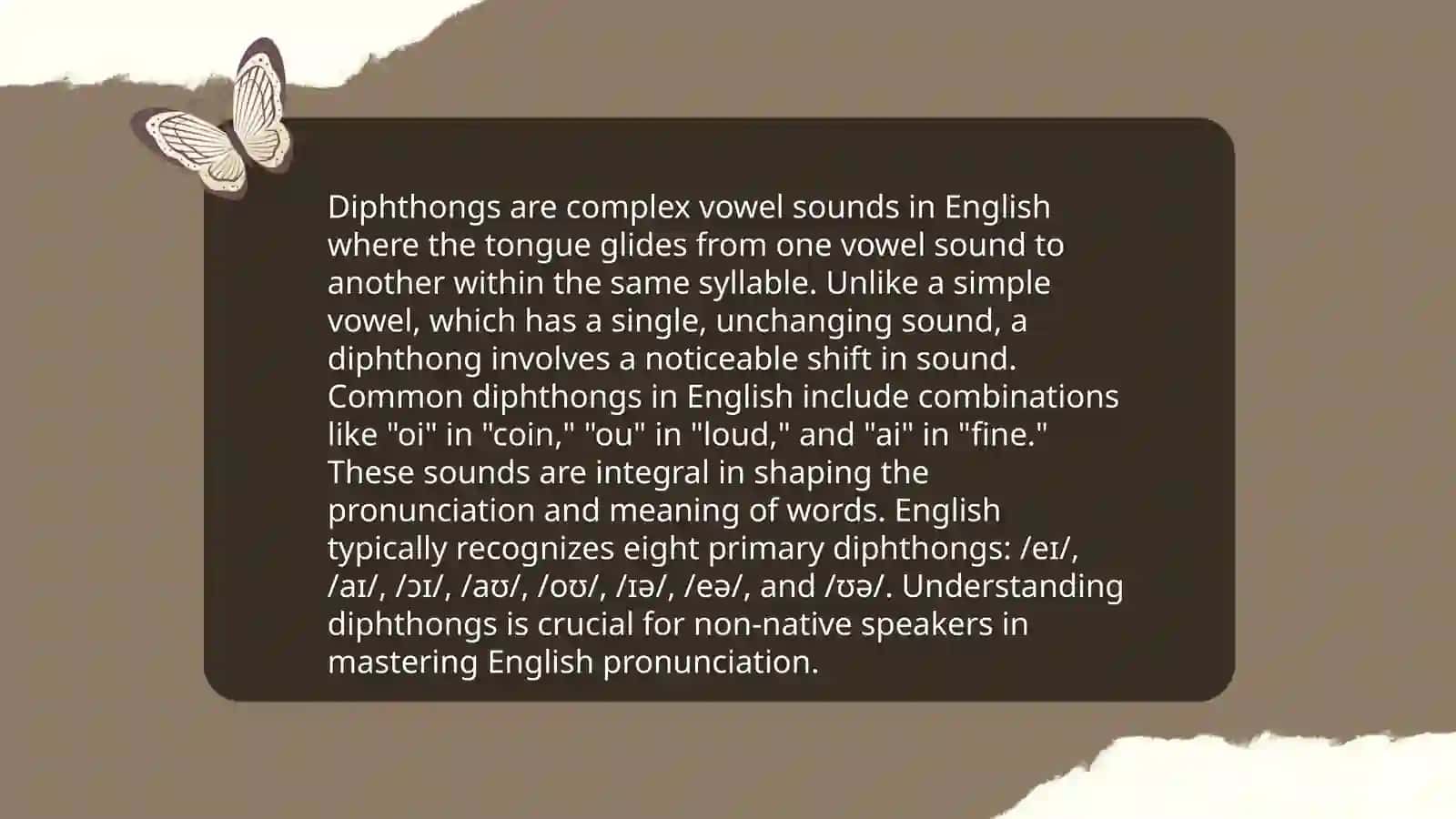 Reading rules of Diphthongs 3