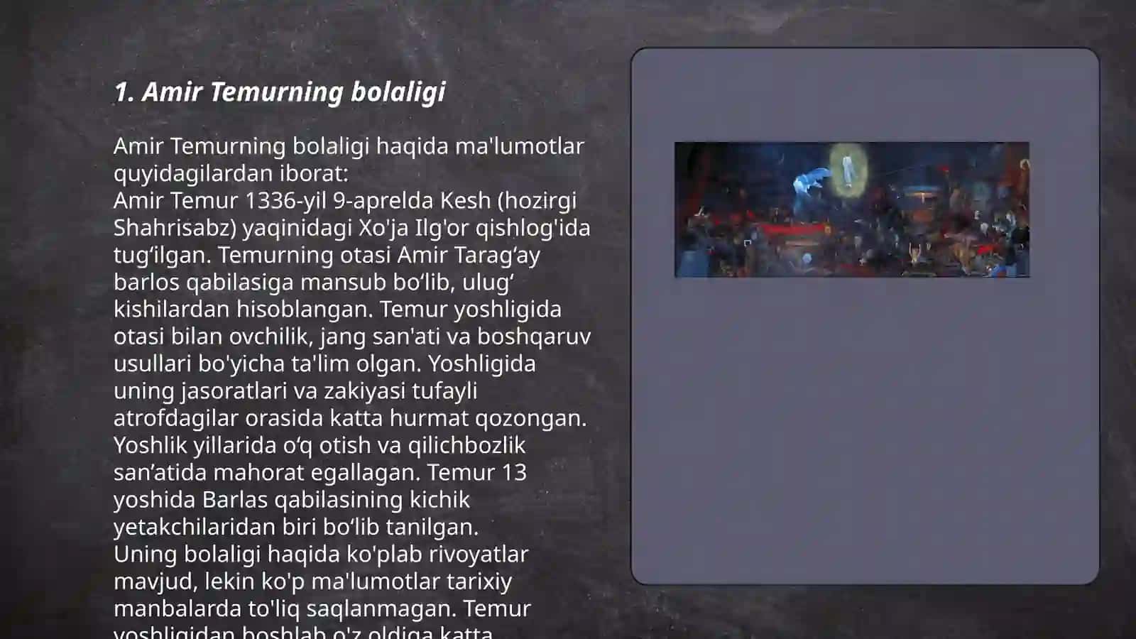 Amir Temur hayoti 3