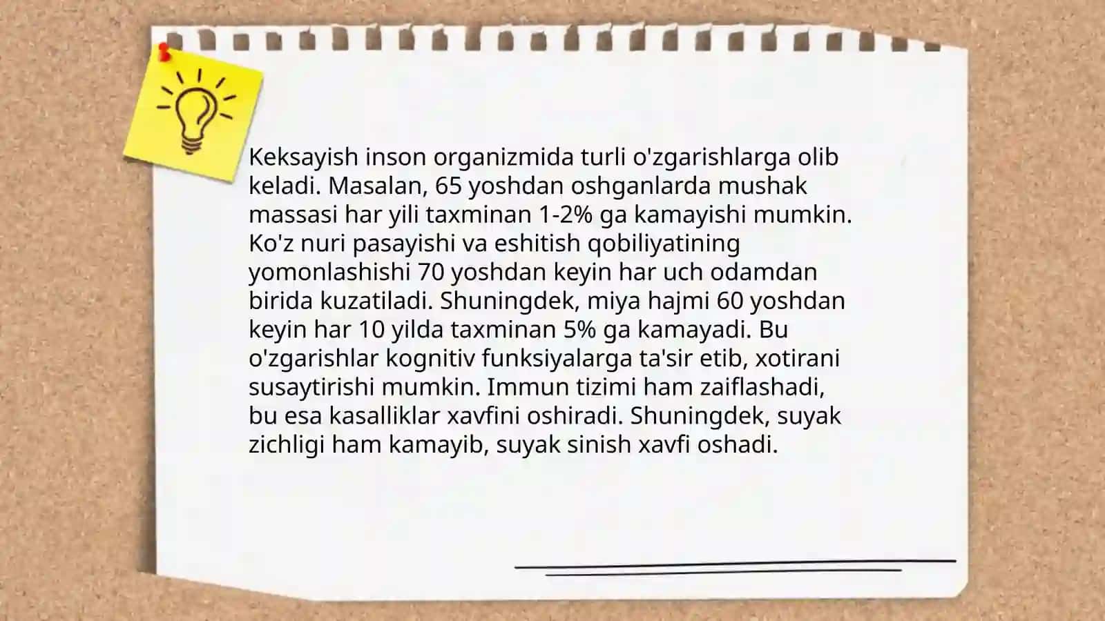 Keksayishning ahamiyatli jihati biopisxo ijtimoiy jarayon sifatida 3